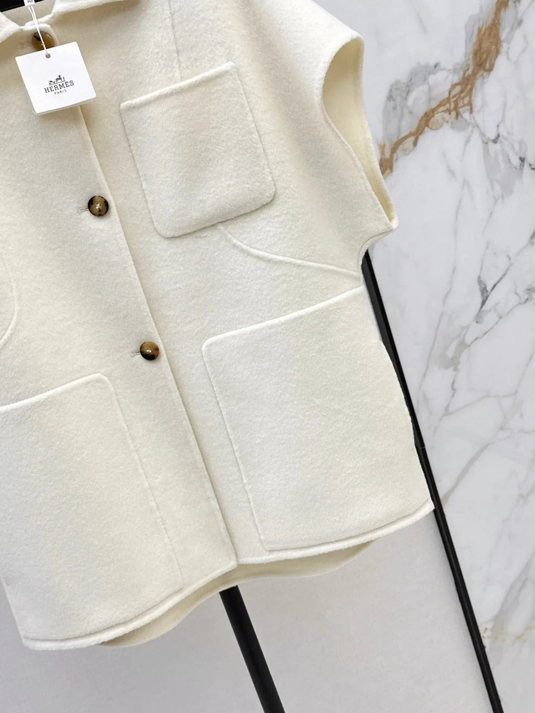 HERMES 25S PREMIUM REVERSIBLE KNIT VEST 278