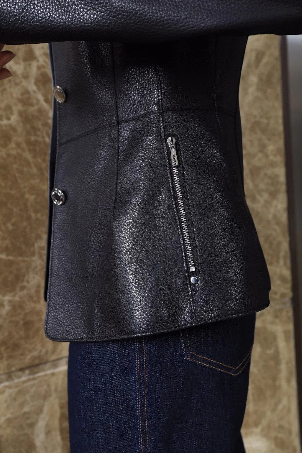 HERMES 25S SHEEPSKIN JACKET 232