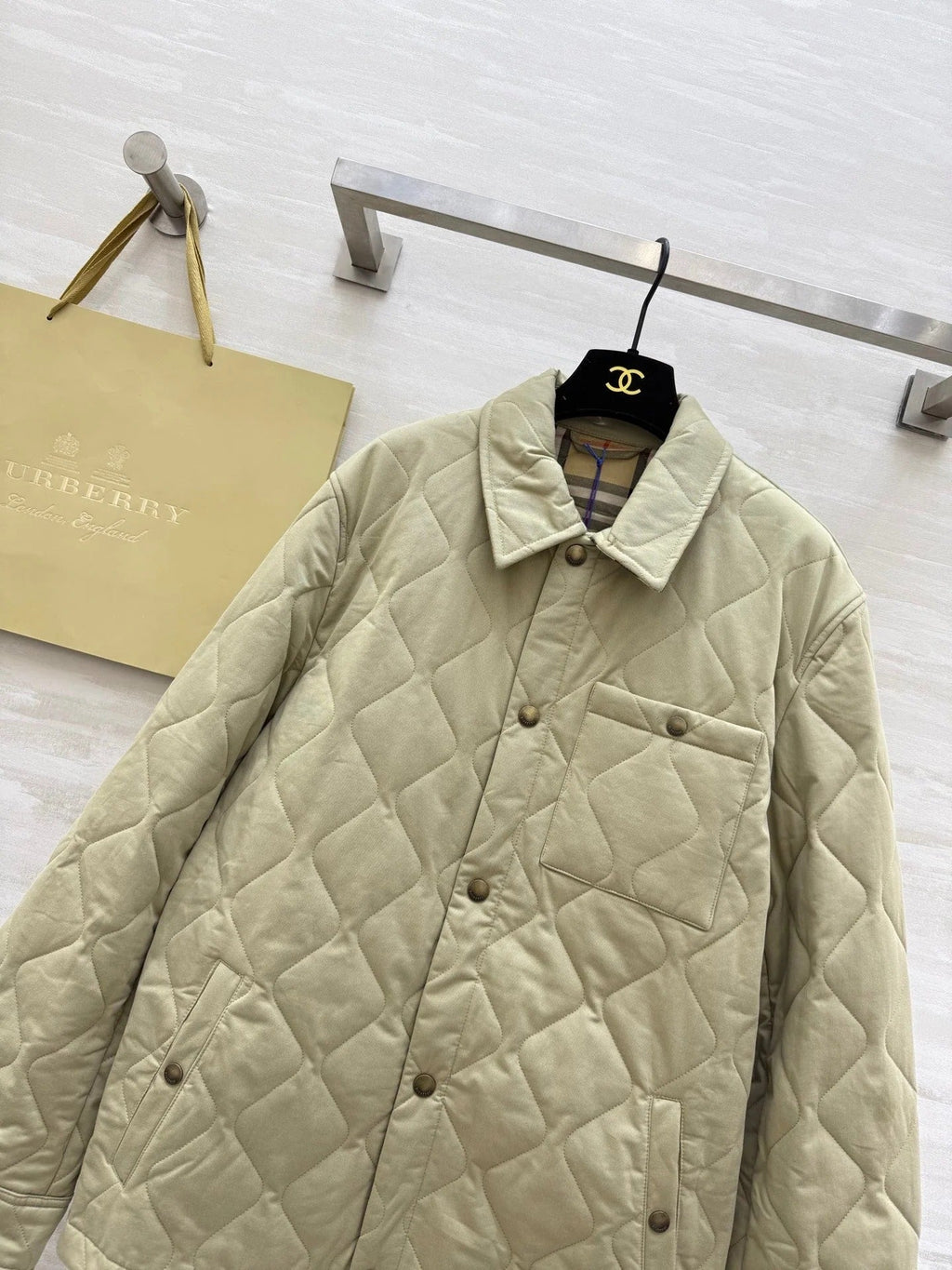 BURBERRY 25S NOTCHED-COLLAR JACKET 248