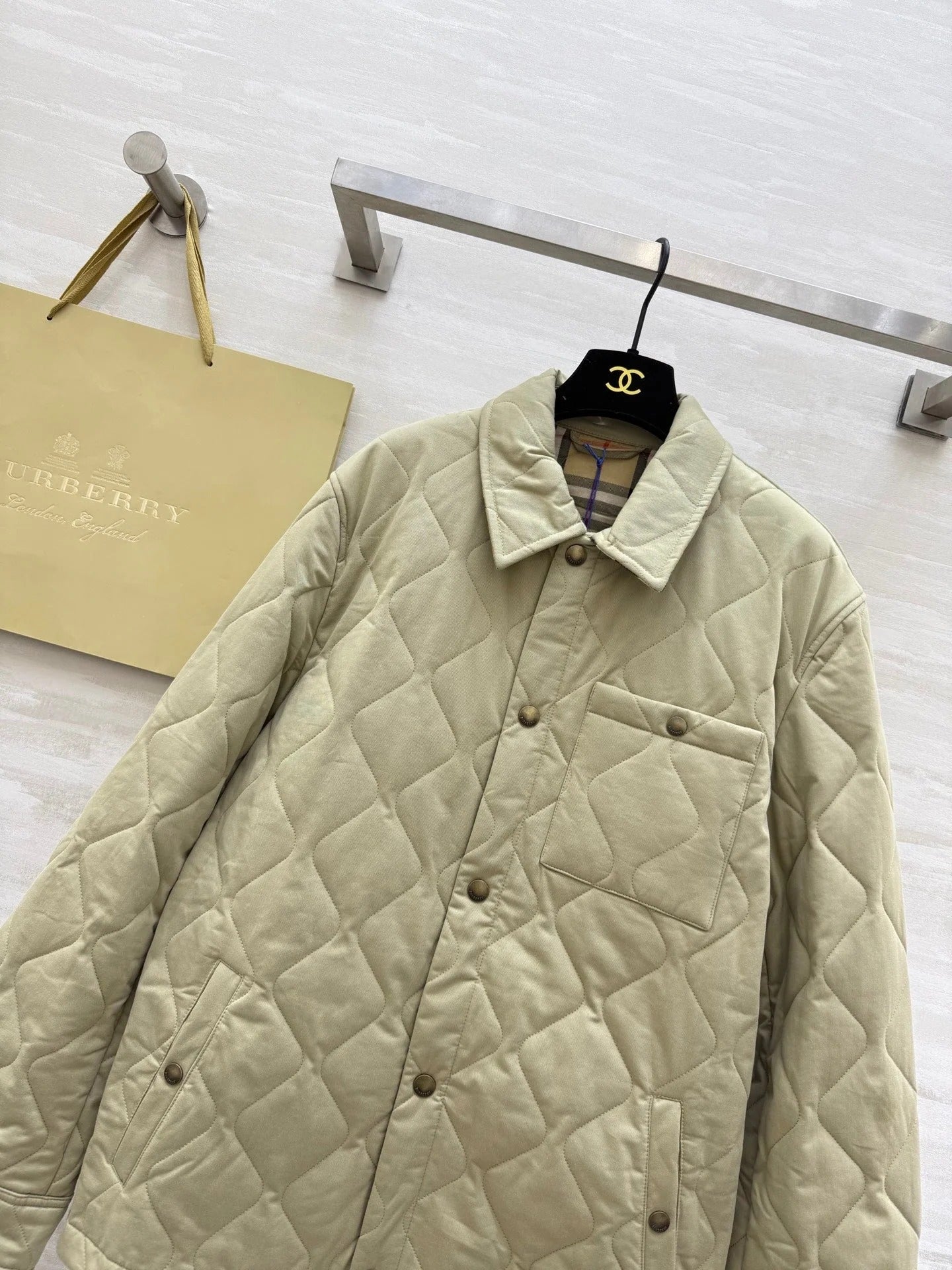 BURBERRY 25S NOTCHED-COLLAR JACKET 248