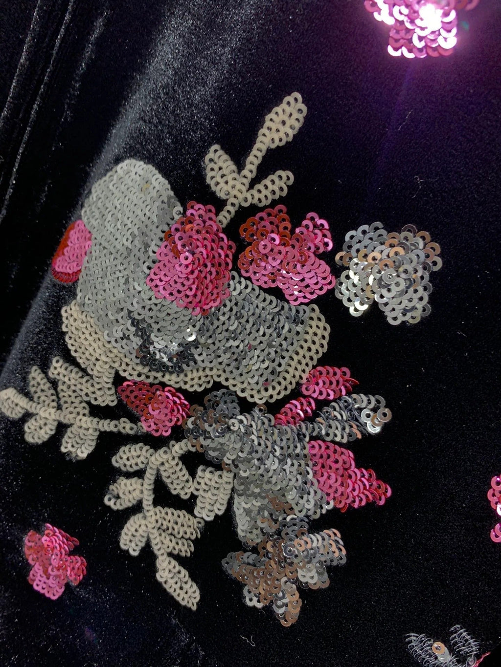 YSL 25S VELVET SEQUIN JACKET STYLE 191