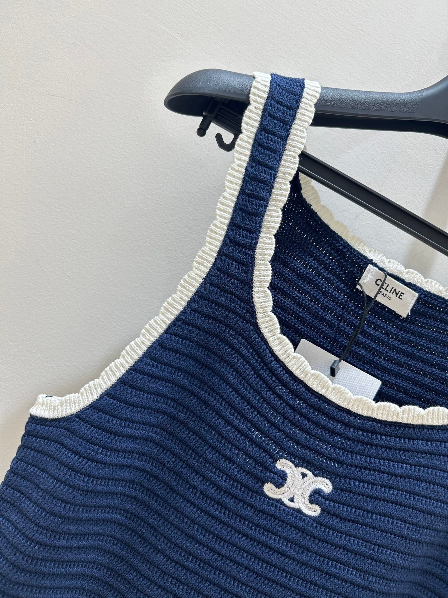 CELINE 25S LACE SPAGHETTI STRAP DRESS 0054