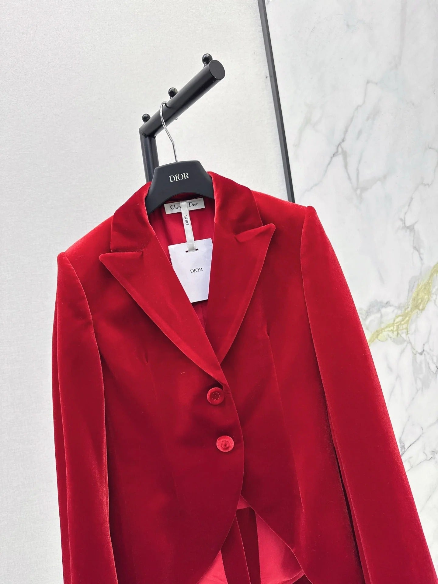 DIOR 25S VELVET BLAZER 522