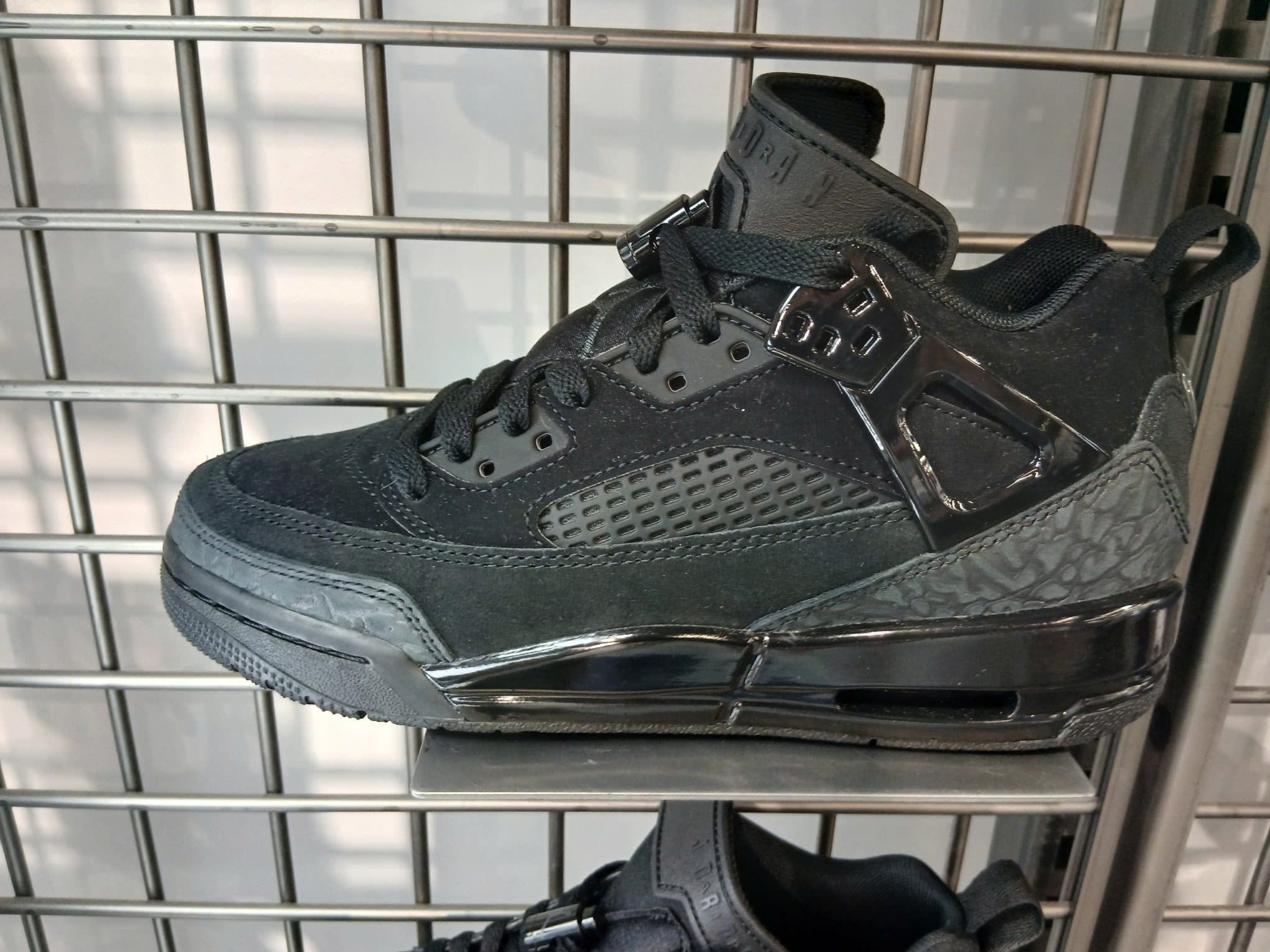 NIke Jordan Spizike Low "Black Cat" Sneaker Suede Leather